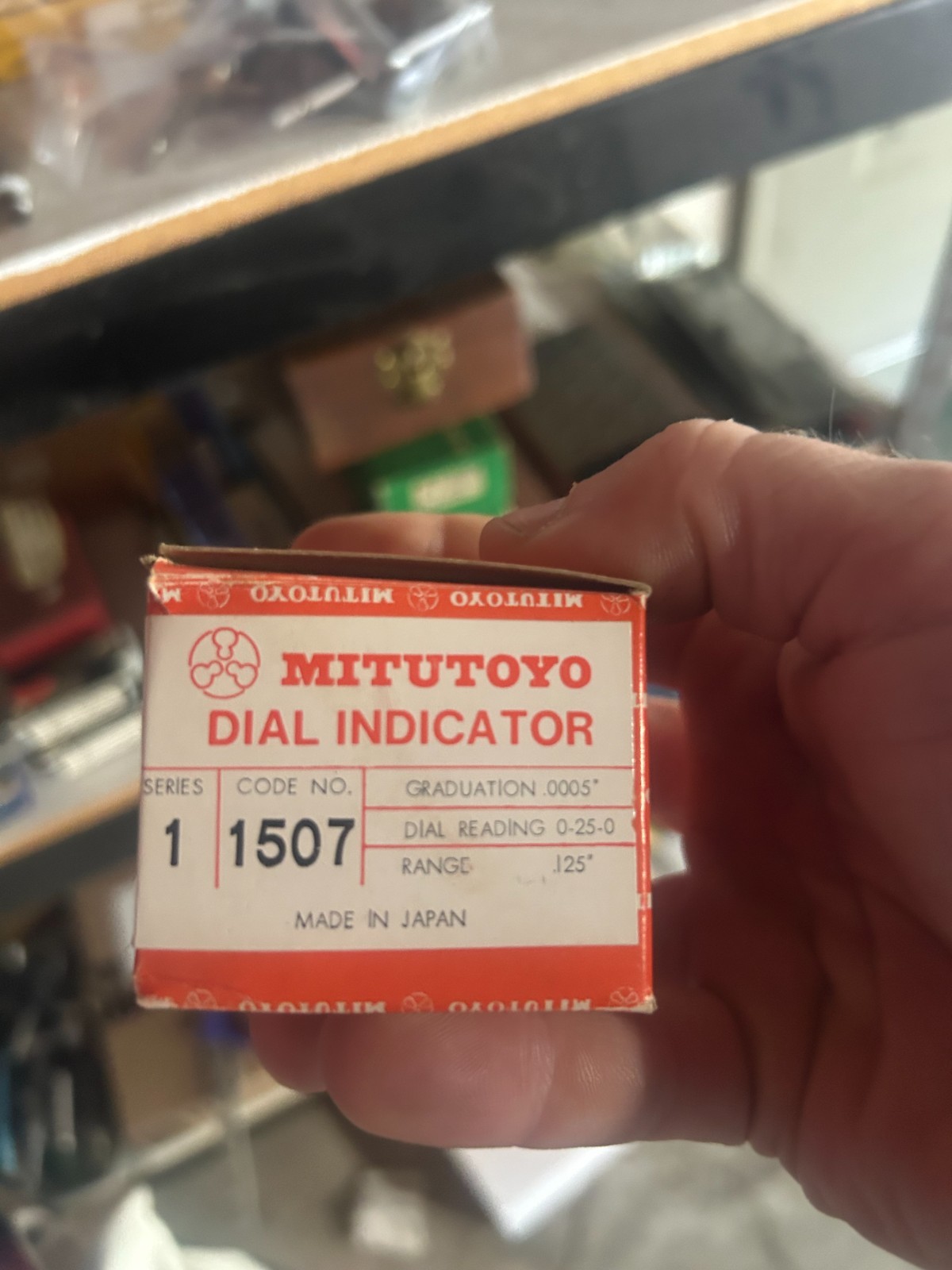 Vintage Mitutoyo 1507 Dial Indicator .0005 Vintage Mitutoyo 1507 Dial Indicator .0005