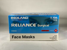 REDLAND RELIANCE Surgical BLUE Ear loop Face Mask (ASTM LEVEL-3) 50 PCS/BOX picture