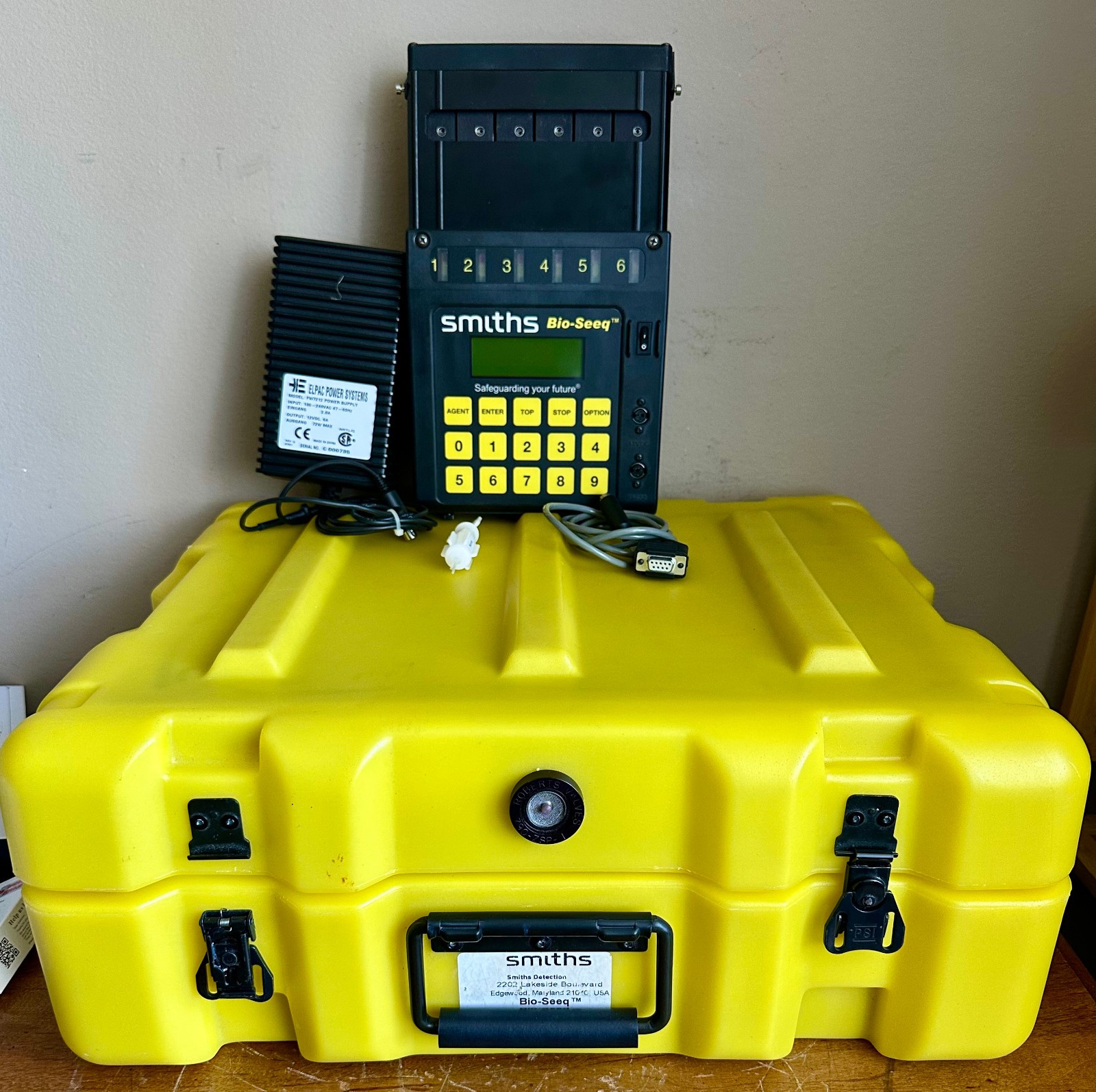 Smiths Bio-Seeq Handheld PCR Biological Agent Detector Identifier CAGE23667 USA Smiths Bio-Seeq Handheld PCR Biological Agent Detector Identifier CAGE23667 USA