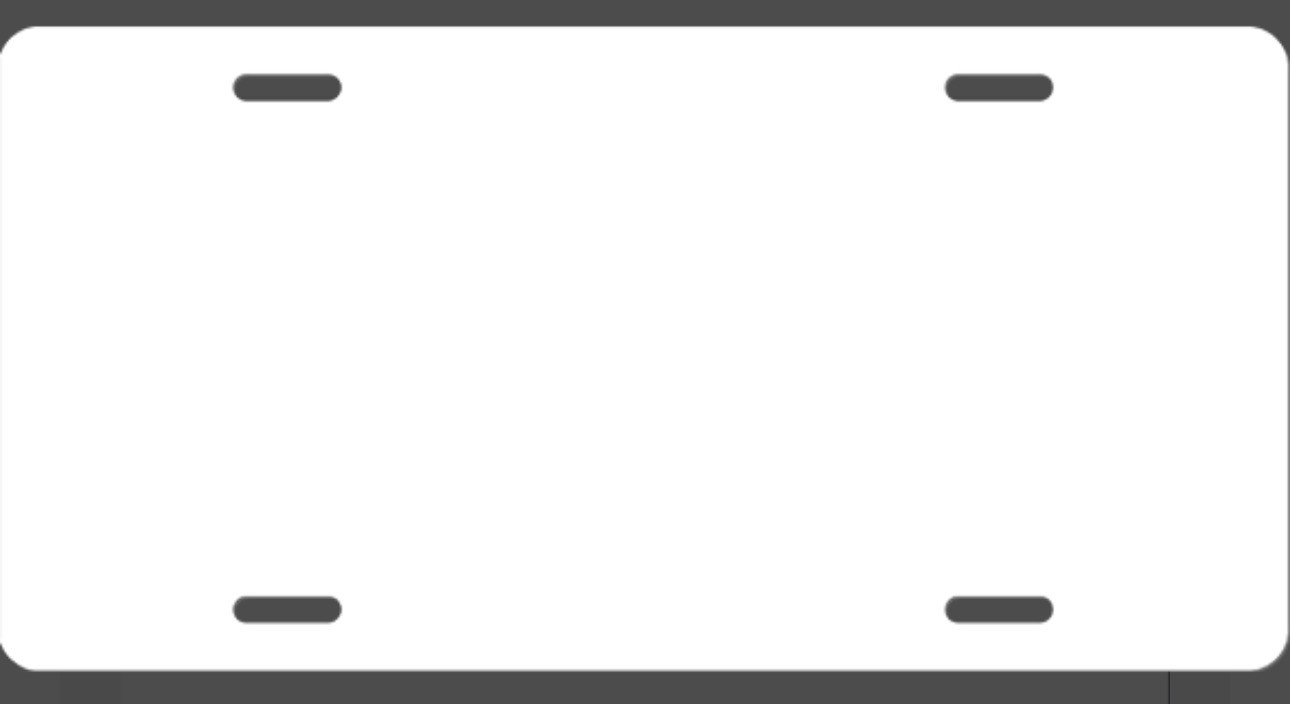 Unisub #5656 Open Box of  (26) New Blank License Plates 5.88