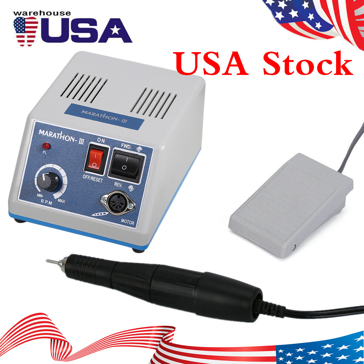 Dental Lab Marathon Electric Micromotor Polishing Unit / 35K rpm Motor Handpiece Dental Lab Marathon Electric Micromotor Polishing Unit / 35K rpm Motor Handpiece