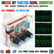 XR2206 Function Signal Generator Welded Assembled Sine Output 1HZ-1MHZ +DIY Case picture