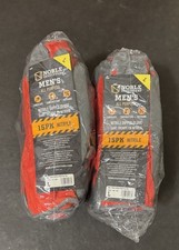 Noble Outfitters Nitrile Dipped Glove Red & Black Size L 2 Packs Of 15 Gloves picture