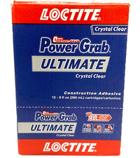 Loctite Power Grab Ultimate Instant Clear Construction Adhesive 9oz, Case of 12 picture