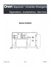 ONAN Series HJBAA Equinox Inverter Service Manual picture
