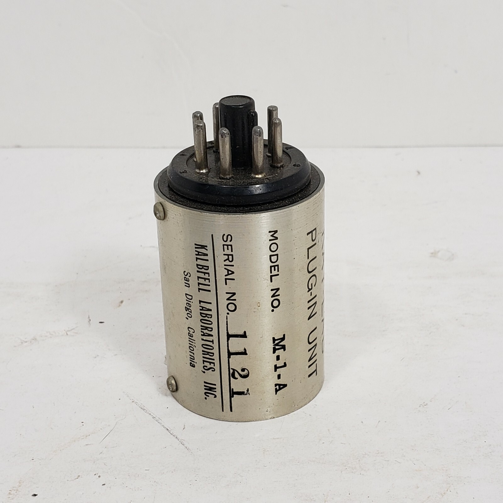 Vintage Kay-Lab 8 Pin Kalbfell Laboratories Vintage Tube Amp Model M-1-A Plug In Vintage Kay-Lab 8 Pin Kalbfell Laboratories Vintage Tube Amp Model M-1-A Plug In