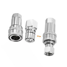 1 Set M14x1.5mm Hydraulic Quick Connect Coupler Female Thread Pipe Fitting picture