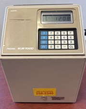 Amano Microder MJR7000 Digital Computerized Employee Time Punch Card -  picture