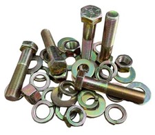 2,510 piece Grade 8 Fine Thread Nut Bolt & Washer Assortment picture
