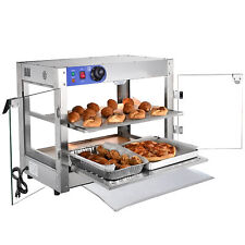 2 Tier Electric 110V Food Warmer Display Case Commercial Food Pizza Showcase picture
