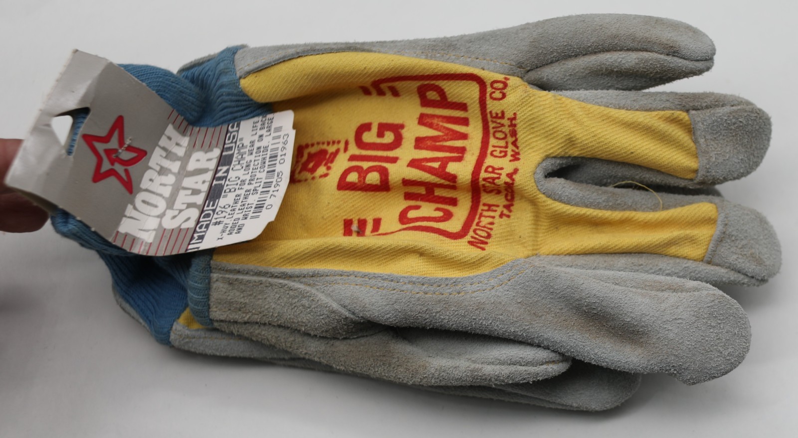 North Star Gloves #196 BIG CHAMP Work Glove Large made USA NEW North Star Gloves #196 BIG CHAMP Work Glove Large made USA NEW