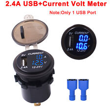 DC 12V-24V Car Motorcycle LED Digital Voltage Meter Display Voltmeter Gauge US picture