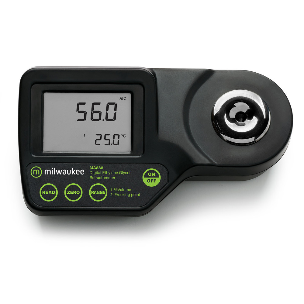 Digital Ethylene Glycol Refractometer for HVAC Automotive Coolant Testing