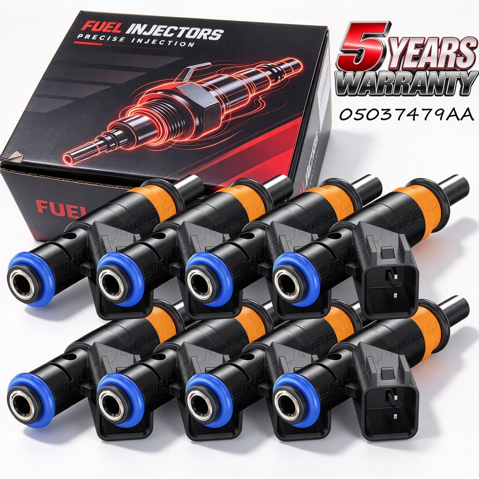 8X 05037479AA Fuel Injectors NEW Upgrade For Dodge Durango 5.7L 2009-2014 8X 05037479AA Fuel Injectors NEW Upgrade For Dodge Durango 5.7L 2009-2014