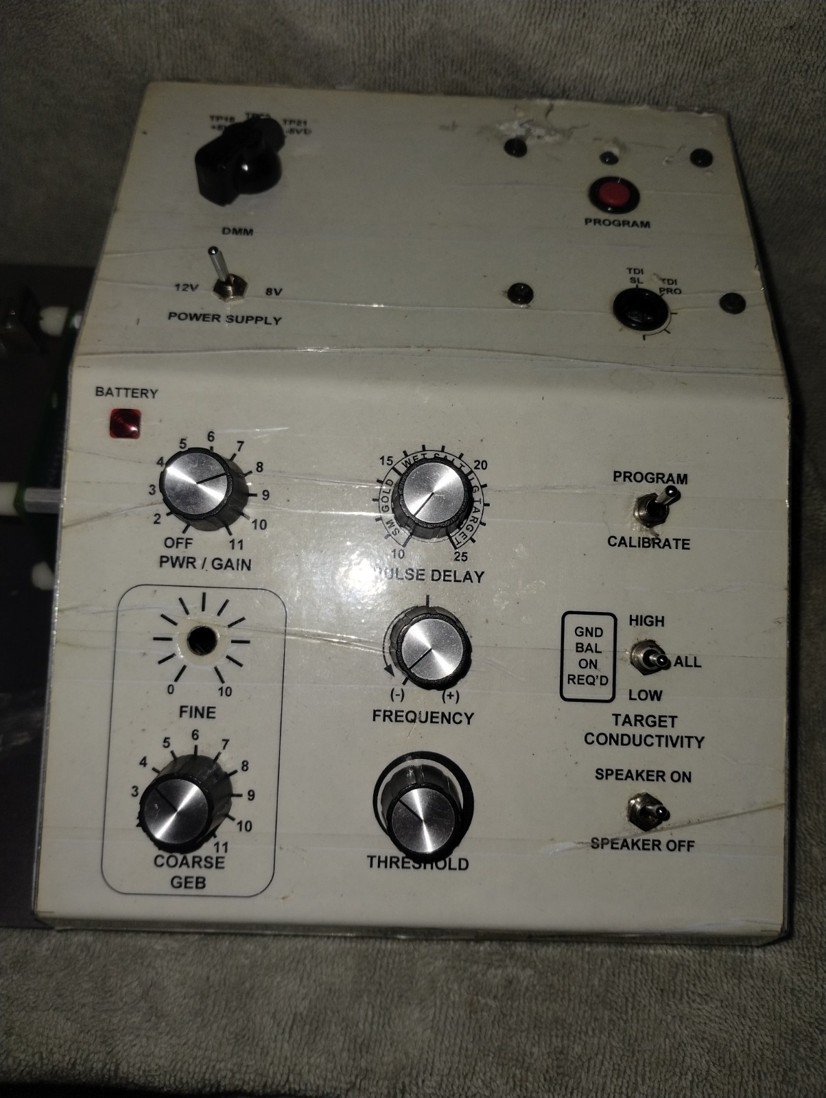 Rare Vintage White\'s Electronics Factory Test Jig PT 3063 & Custom Cable Harness