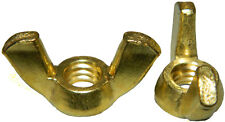 1/4-20 Wing Nuts Solid Brass Quantity 25 picture