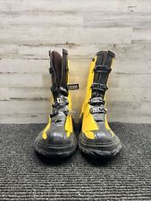 Honeywell 31924 Servus Yellow Rubber Dielectric Boots 4 Buckle Size 8 picture