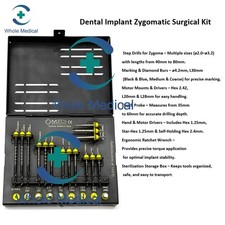 Zygomatic Implant Surgical Kit – Titanium Coated Drills Dental Implant  picture