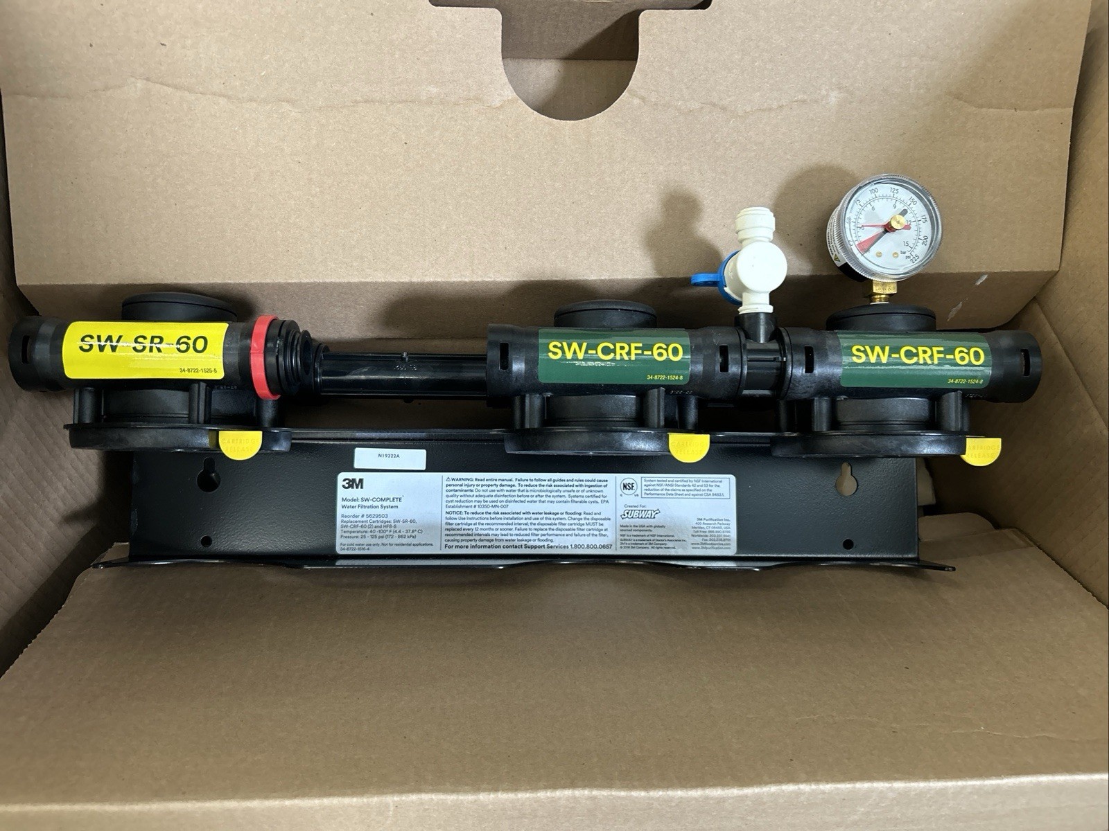 NEW 3M SW Water Filtration System Commercial Beverage & Ice Machine CRF / SR NEW 3M SW Water Filtration System Commercial Beverage & Ice Machine CRF / SR