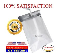 100 12x16 Poly Mailers Shipping Self Sealing Plastic Envelope Bag-ST ShipMailers picture