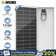 200W 12V Solar Panel 18BB Mono Battery Charge RV PV Home Off-Grid Battery Power picture