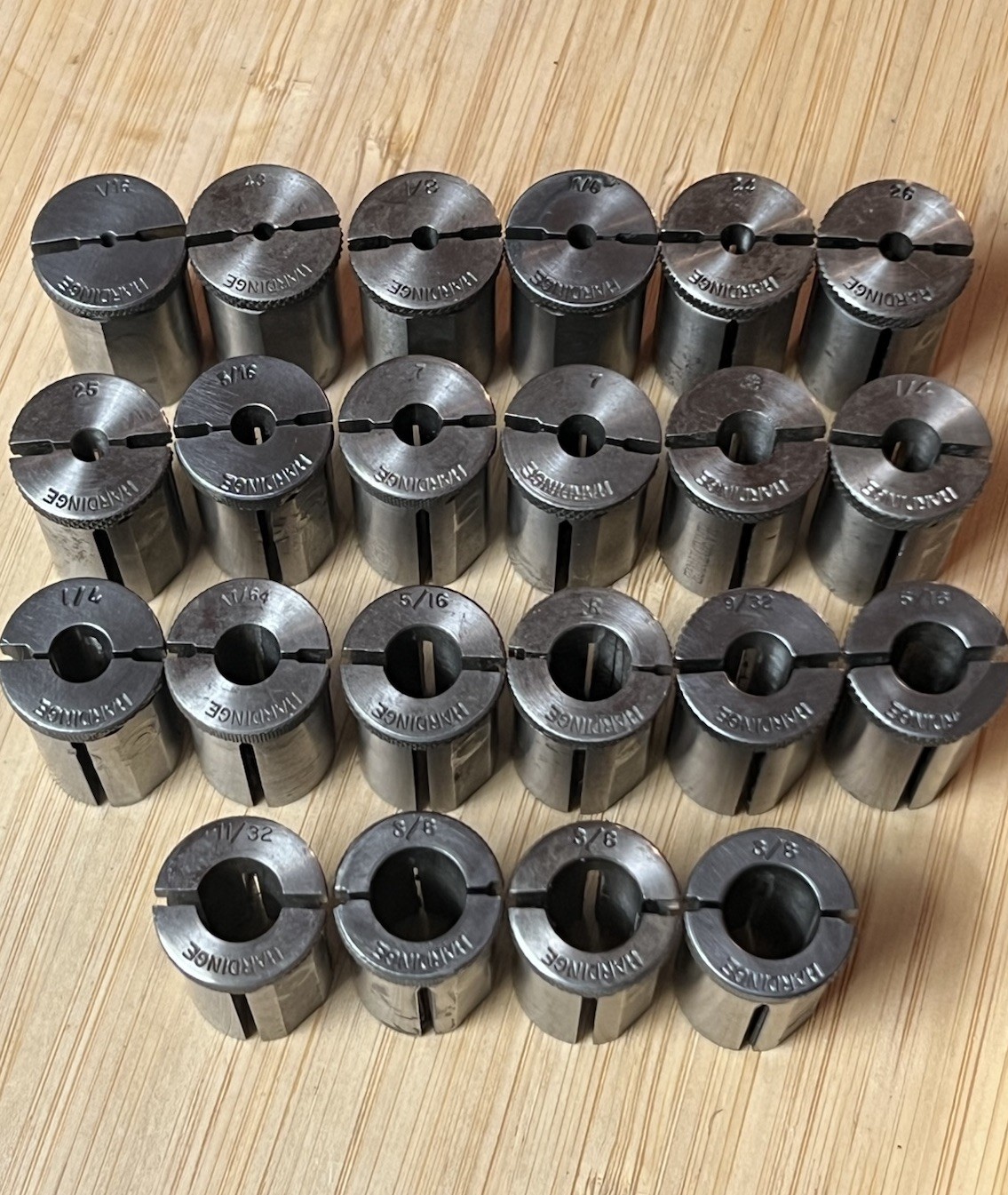 Hardinge HDB-5 drill bushings - 5/8\ Hardinge HDB-5 drill bushings - 5/8\