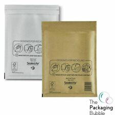 Mail Lite Bubble Padded Envelopes Mailer Bags White or Gold A000 C0 D1 F3 E2 J6 picture