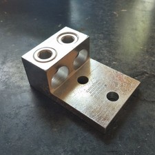 Ilsco AU-1000-2NS, AL MEC 1000-500 9/16-1-3/4  T UL CSA 2 MTG HOLES picture