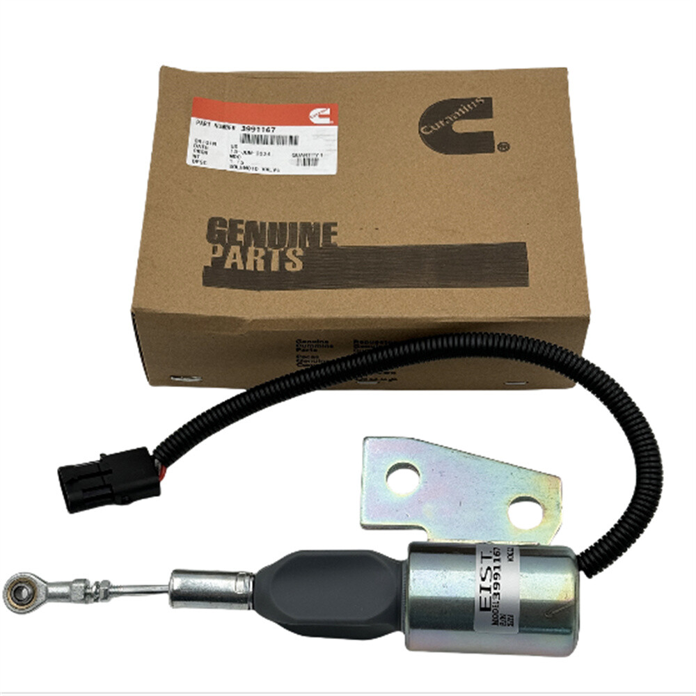 Cummins Fuel Shutoff Solenoid J932529 Fit for Case IH 3991167 1840 5120 5130 Cummins Fuel Shutoff Solenoid J932529 Fit for Case IH 3991167 1840 5120 5130