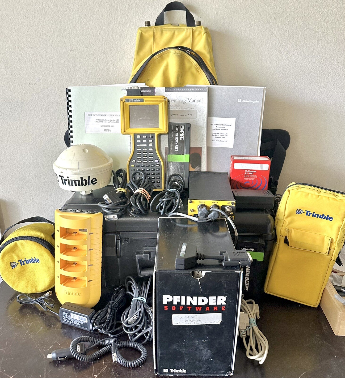 Trimble Pro XR GPS equipment Kit Bundle Rover Receiver TSC1 TSCe Data Collector Trimble Pro XR GPS equipment Kit Bundle Rover Receiver TSC1 TSCe Data Collector