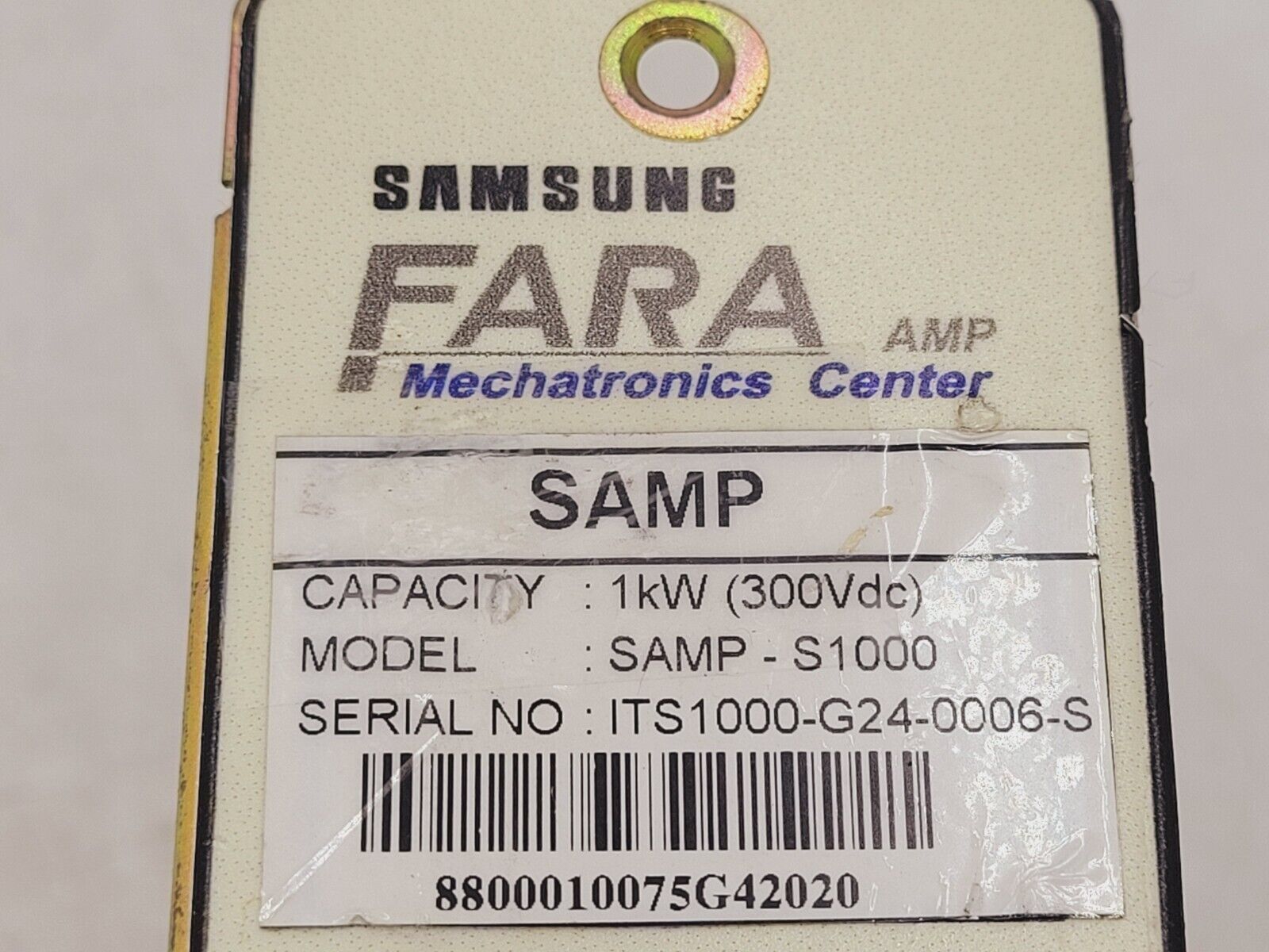 SAMSUNG FARA SAMP-S1000 Used