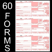 60 FORMS 1099-A  20 SHEETS  FREE PRIORITY MAIL SHIPPING OFFICIAL 1099a IRS FORMS picture