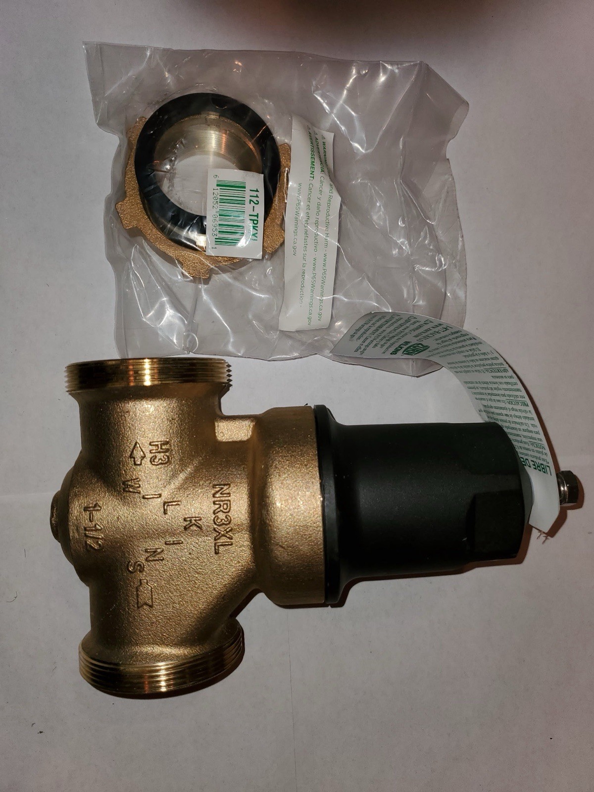 Wilkins 1-1/2” NR3XLDUC Water Pressure Reducing Valve Double Union Connections Wilkins 1-1/2” NR3XLDUC Water Pressure Reducing Valve Double Union Connections
