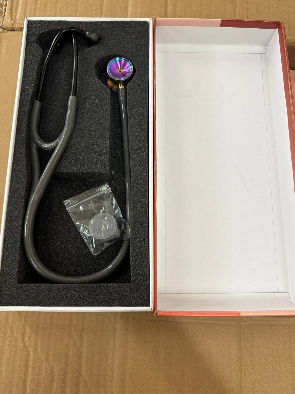3M Littmann Cardiology IV 6238 Stethoscope High Polish Smoke Gray Tubing 27 Inch