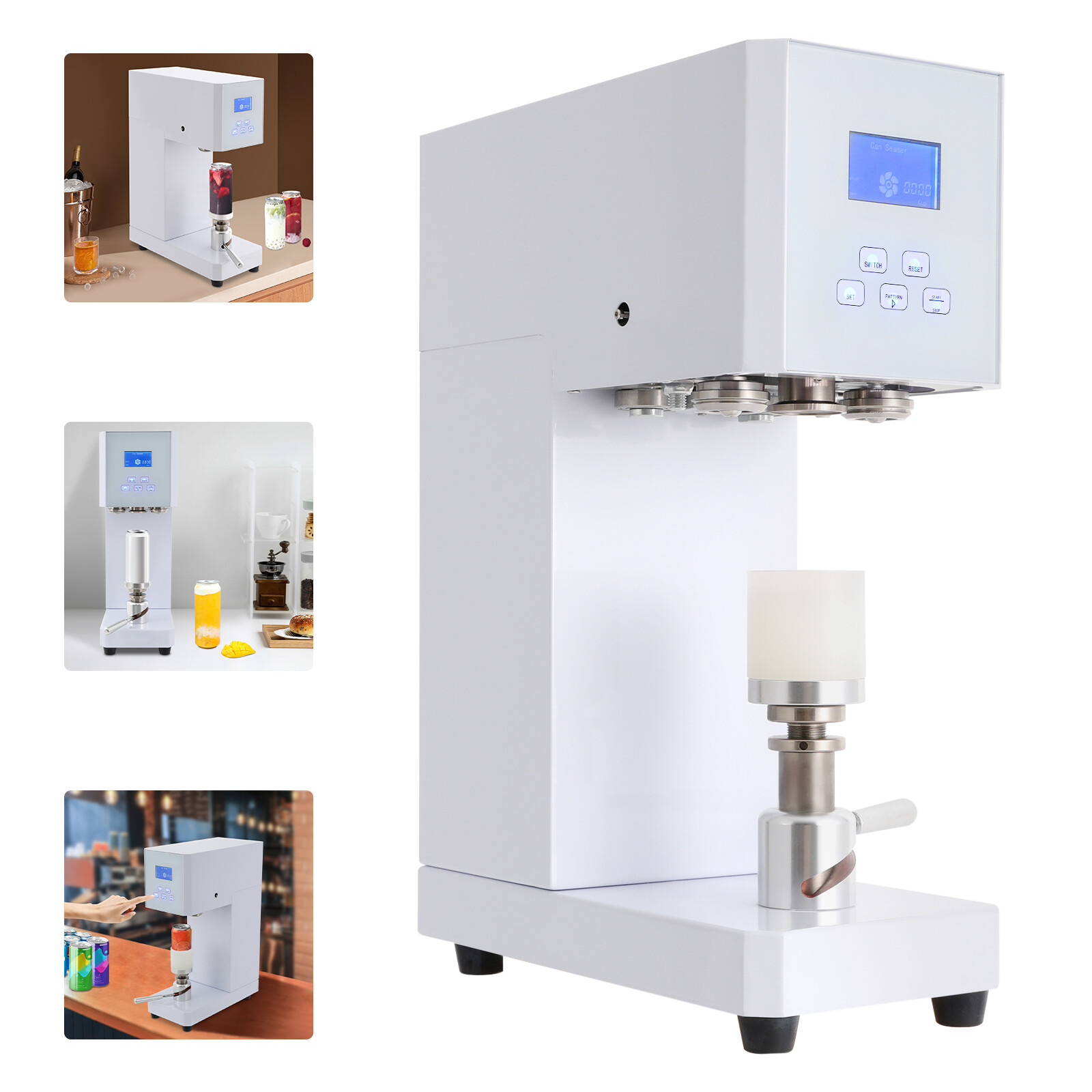 370W Automatic Can Sealing Machine Electric Cup Sealer Machine with Counter 110V 370W Automatic Can Sealing Machine Electric Cup Sealer Machine with Counter 110V