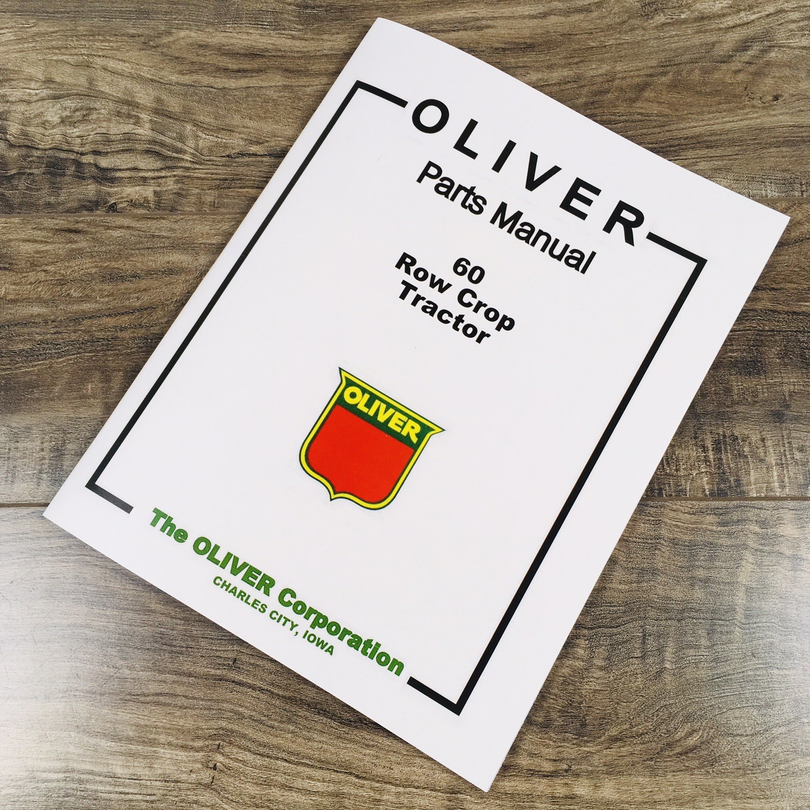 Oliver 60 Row Crop Tractor Parts Manual Catalog Book Assembly Schematics Views