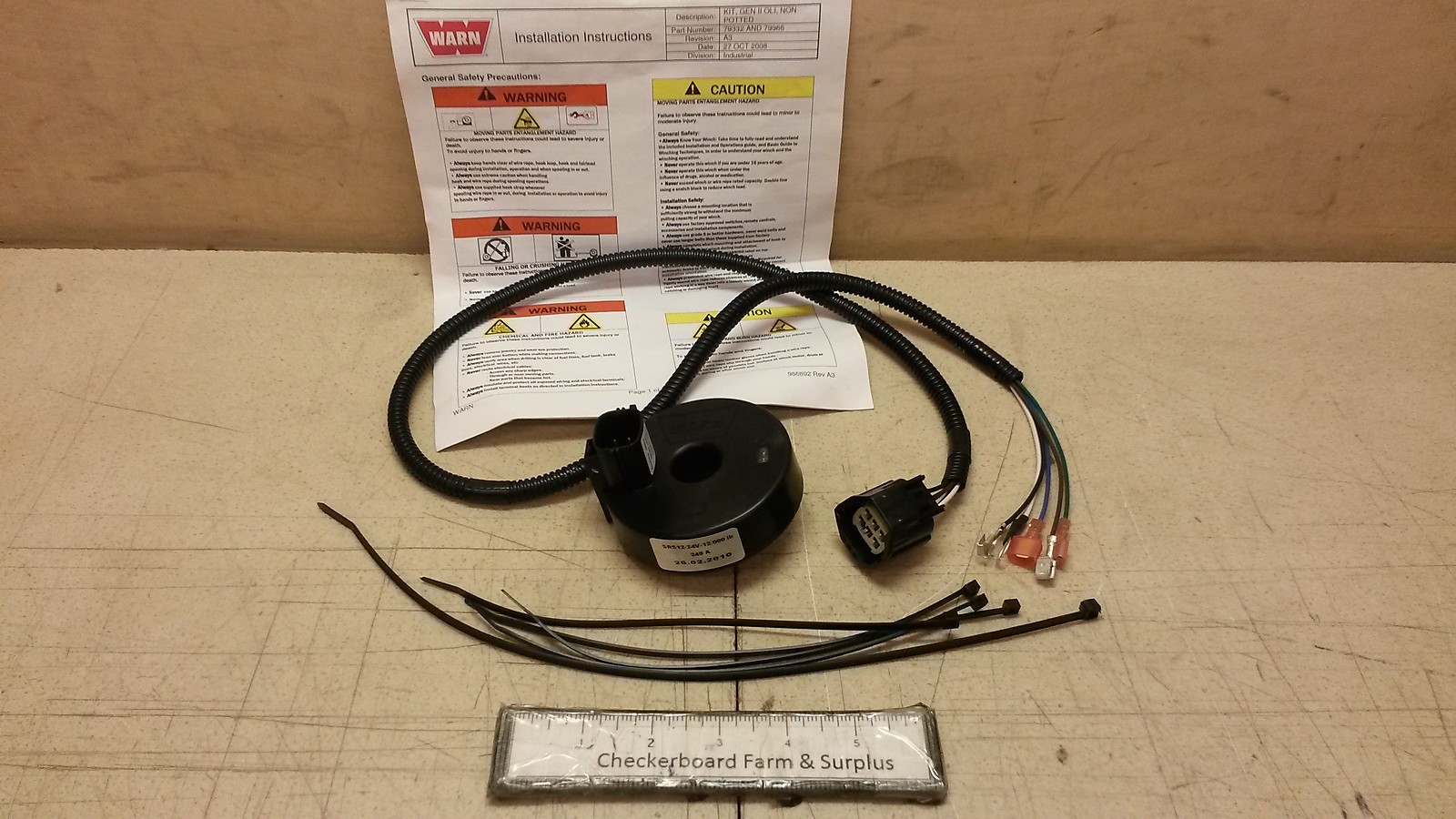 NOS Warn 79966 Kit-Gen-II OLI-SRS12-Non Potted Winch Parts Kit 2590015673316 NOS Warn 79966 Kit-Gen-II OLI-SRS12-Non Potted Winch Parts Kit 2590015673316