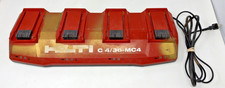 Hilti C4/36 MC4 Multi 4-Bay Charger   LED Charger Working Condition  picture