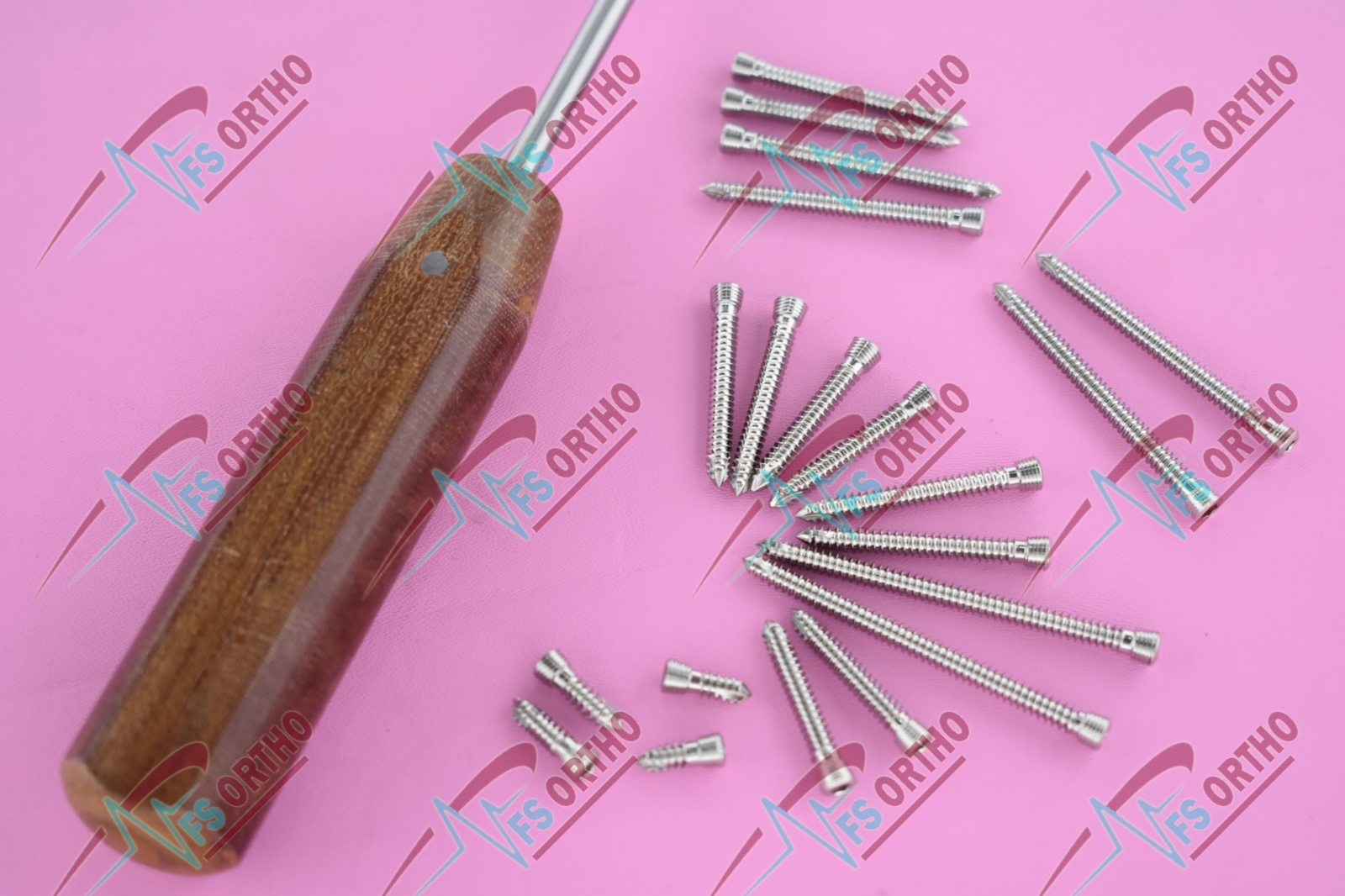 Safety Locking Screws 5.0mm Self-tapping ,Stainless Steel 316L (140 pcs) Safety Locking Screws 5.0mm Self-tapping ,Stainless Steel 316L (140 pcs)