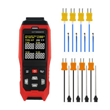 4-Channel Thermocouple Thermometer Data Logger K/J/T Type, -328~2501℉ Range Indu picture
