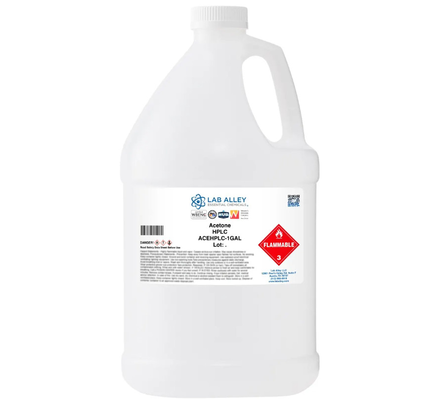 Lab Alley Acetone, HPLC Grade Lab Alley Acetone, HPLC Grade