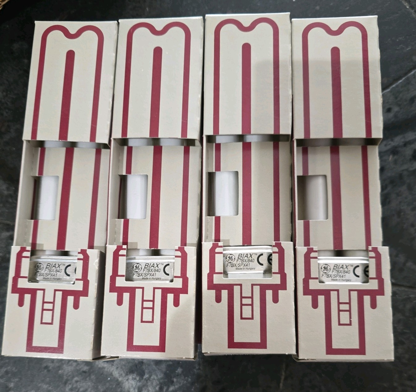 GE Biax S Lot of 8 Compact Fluorescent Lamp 7W New GE Biax S Lot of 8 Compact Fluorescent Lamp 7W New