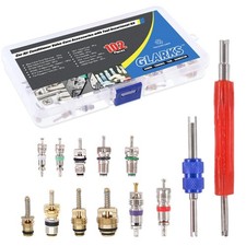 102Pcs Car Air Conditioner Valve Core Schrader Valve Cores Accessories A/C R1... picture