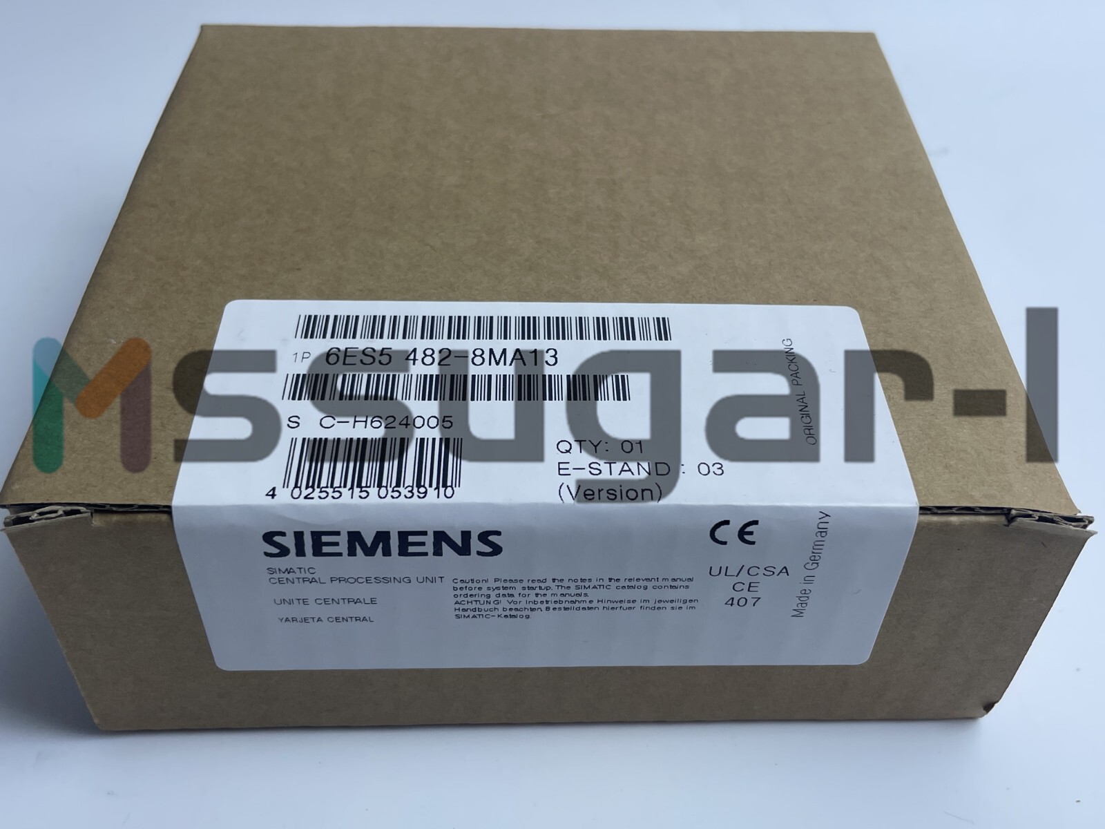 1PCS Unopened Brand New Siemens 6ES5482-8MA13 6ES5 482-8MA13 1PCS Unopened Brand New Siemens 6ES5482-8MA13 6ES5 482-8MA13