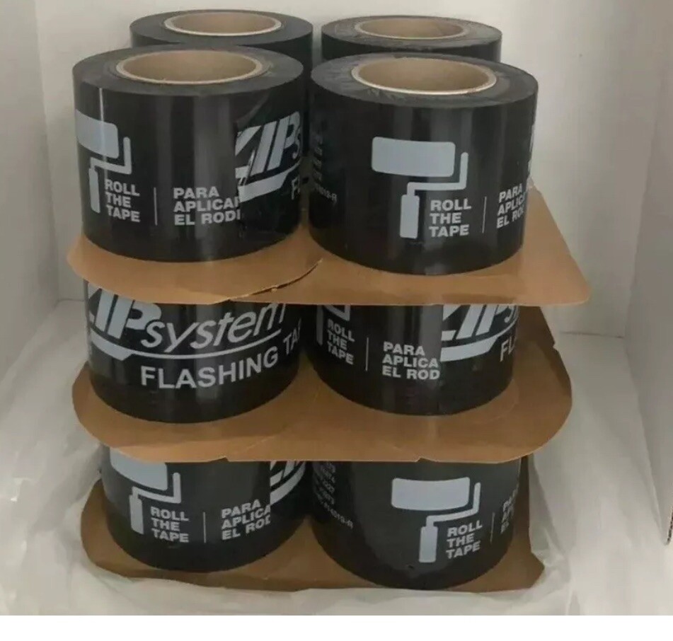12 Rolls Zip System Window, Sheathing Flashing 12 Rolls Zip System Window, Sheathing Flashing