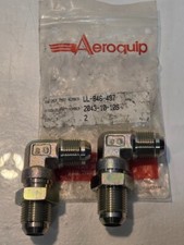 2 Quantity of Aeroquip Hose Adapters 2043-10-10S | LL-846-437 (2 Quantity) picture