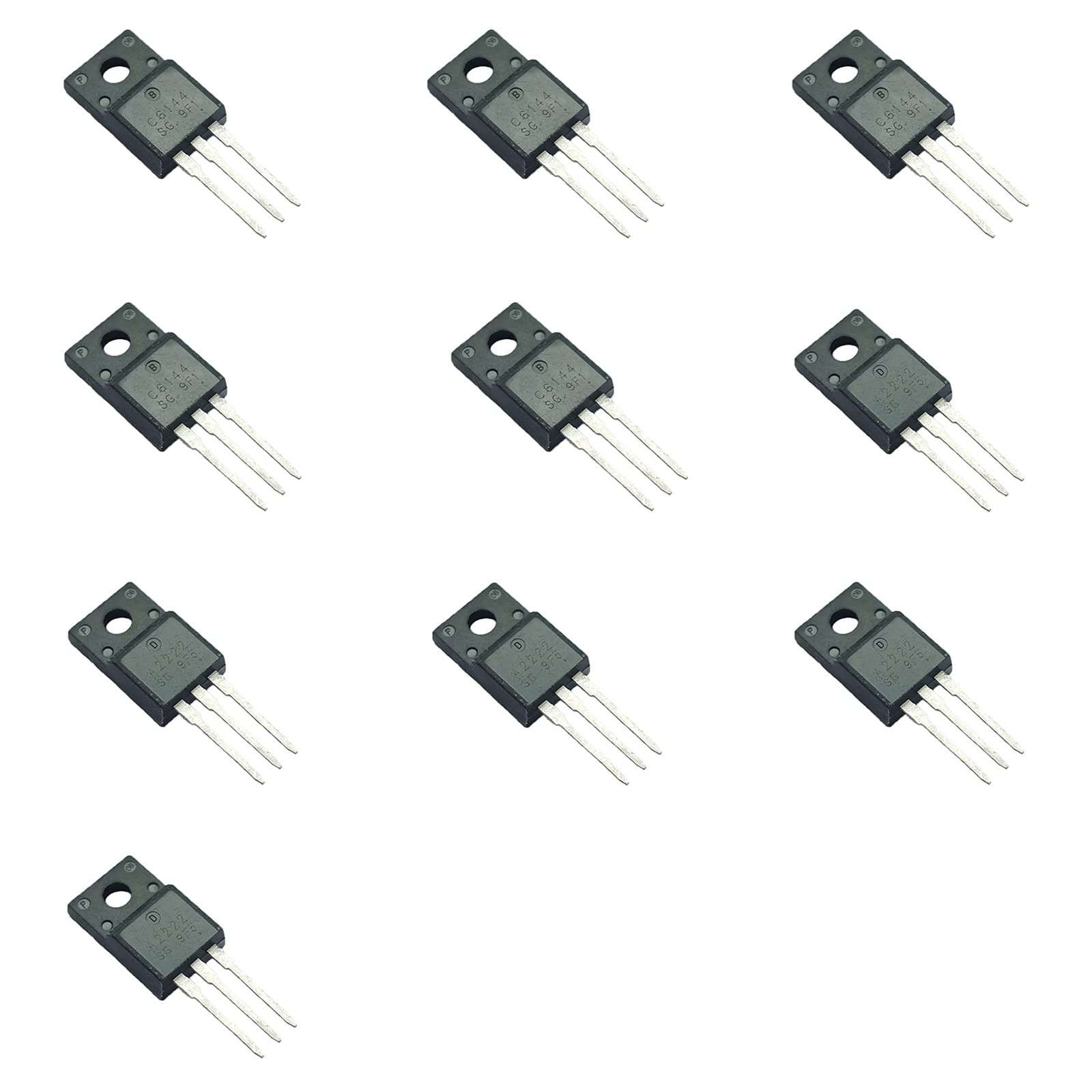 Bridgold 10pcs(5pcs A2222+5pcs C6144) A2222SG C6144SG PNP NPN 10 Piece