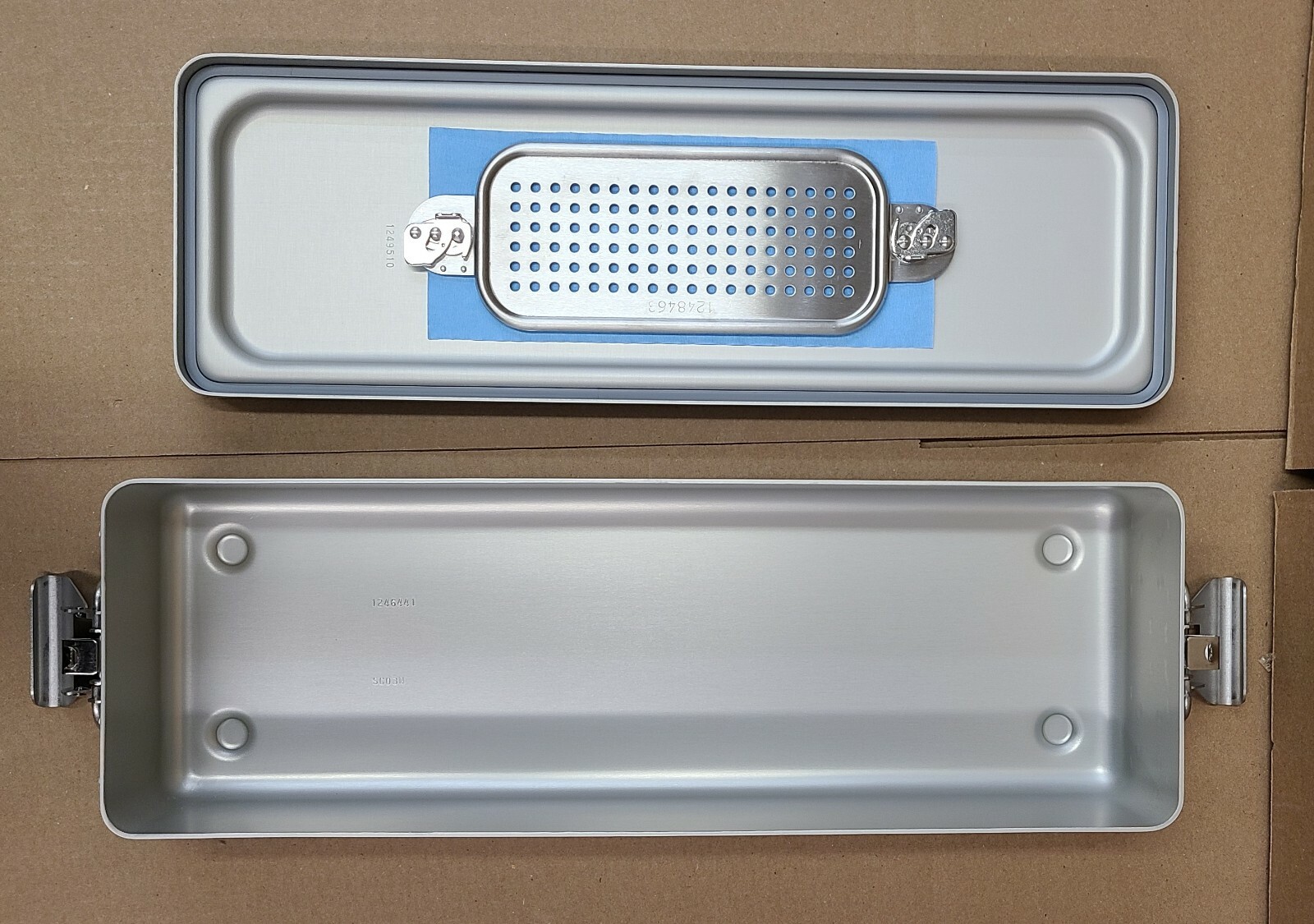 Case medical SteriTite Narrow Sterilization container, With Lid 18.5x6 x3 SC03N Case medical SteriTite Narrow Sterilization container, With Lid 18.5x6 x3 SC03N