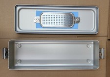 Case medical SteriTite Narrow Sterilization container,  With Lid 18.5x6 x3 SC03N picture