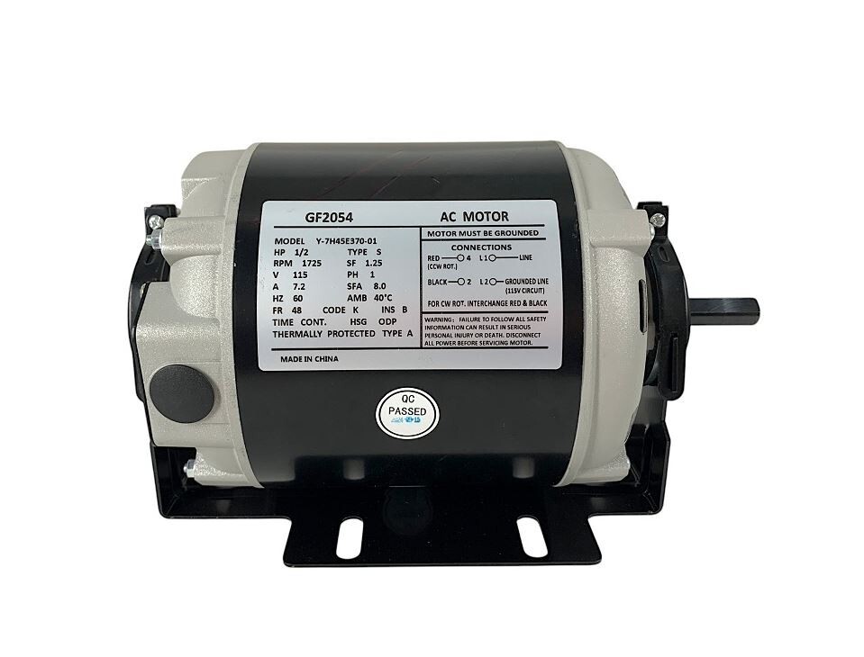 AO Smith Replacement GF2054 Blower Motor, 1/2 HP, 115 Volt, 1725 RPM, 48 Frame AO Smith Replacement GF2054 Blower Motor, 1/2 HP, 115 Volt, 1725 RPM, 48 Frame